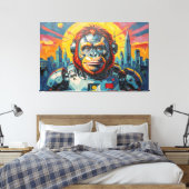 SPACE ORANGUTAN -6 キャンバスプリント (インサイチュ (寝室))