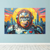 SPACE ORANGUTAN -6 キャンバスプリント (インサイチュ (ウッドフロア))