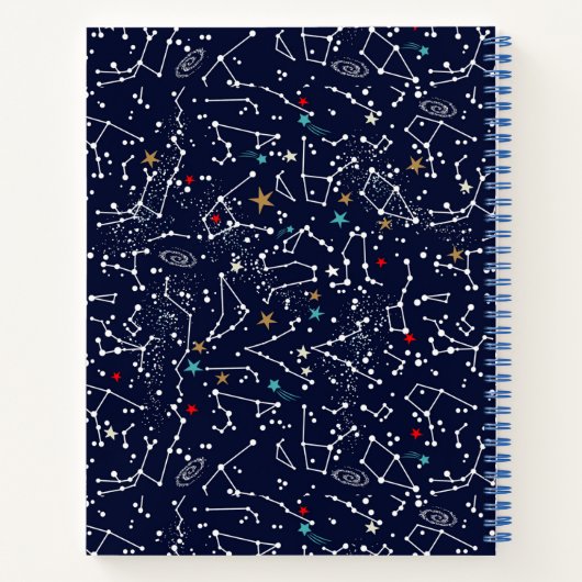 Space Pattern  ノートブック (裏面)