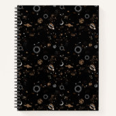 Space Pattern  ノートブック (正面)