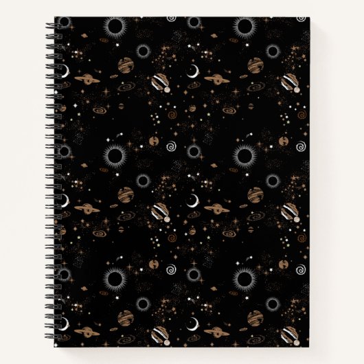 Space Pattern  ノートブック (正面)