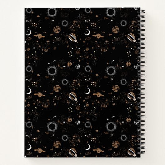 Space Pattern  ノートブック (裏面)