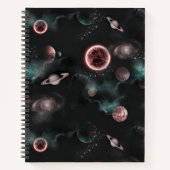 Space Pattern  ノートブック (正面)