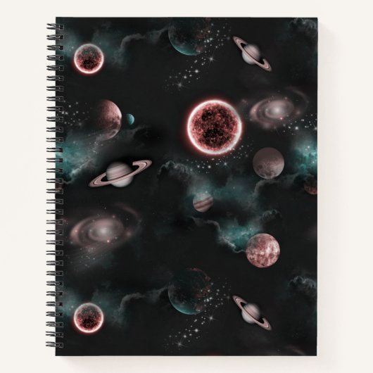 Space Pattern  ノートブック (正面)