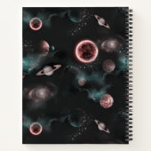 Space Pattern  ノートブック (裏面)