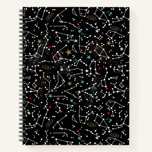 Space Pattern  ノートブック (正面)