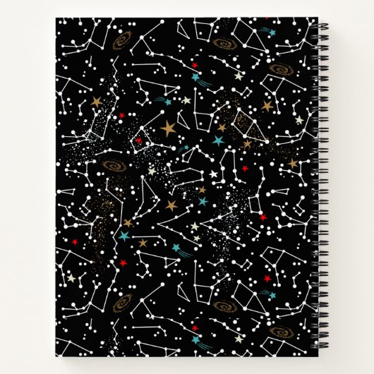 Space Pattern  ノートブック (裏面)