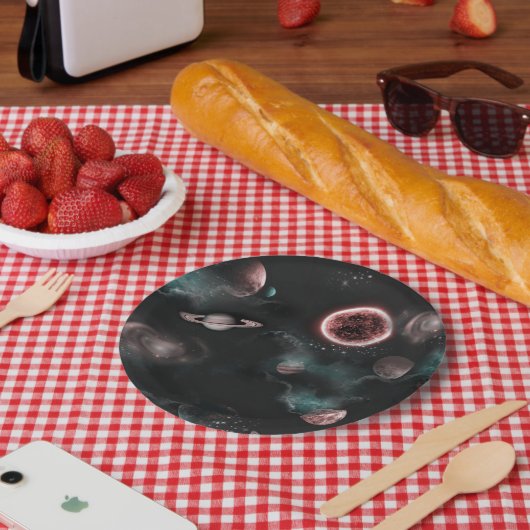 Space Pattern  ペーパープレート (ピクニック)