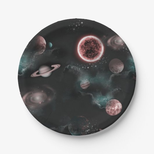 Space Pattern  ペーパープレート (正面)