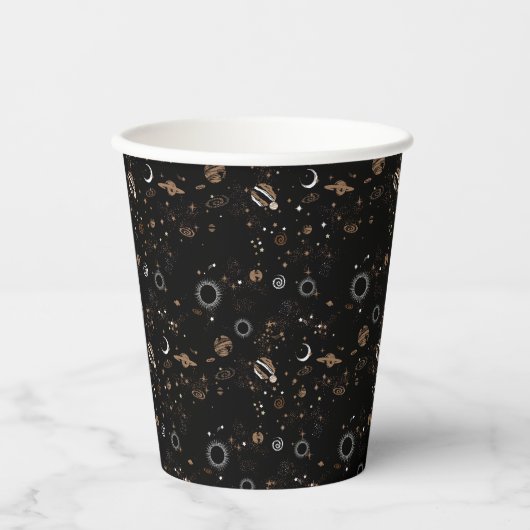 Space Pattern  紙コップ (正面)