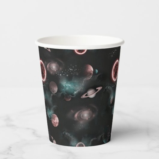 Space Pattern  紙コップ (裏面)