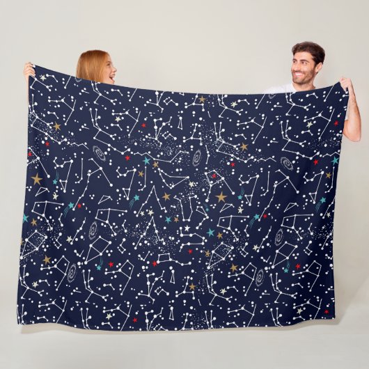 Space Pattern Fleece Blanket フリースブランケット (インサイチュ)