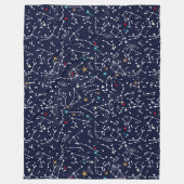 Space Pattern Fleece Blanket フリースブランケット (正面)