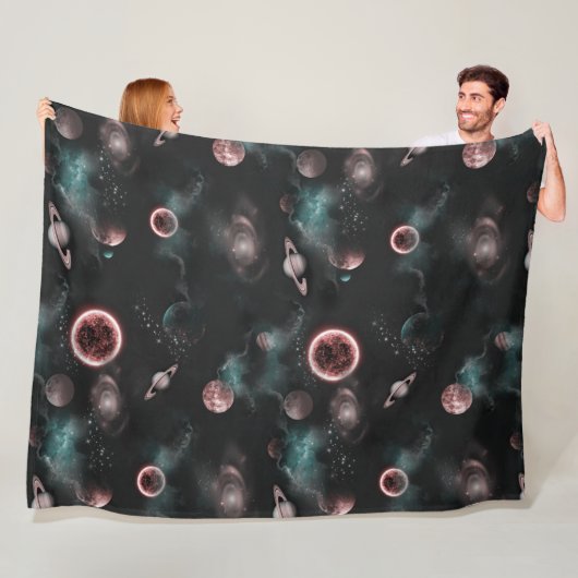 Space Pattern Fleece Blanket フリースブランケット (インサイチュ)
