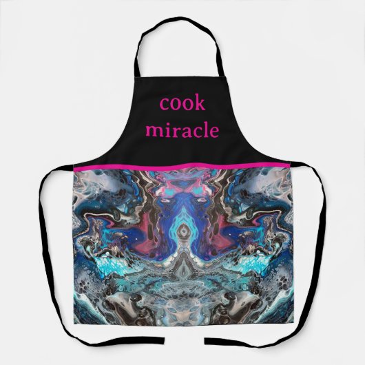 Space pouring cook miracle エプロン (正面)