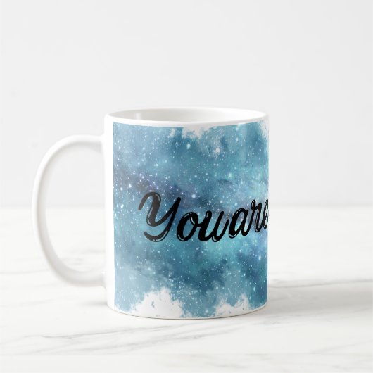 Space Quote Mug コーヒーマグカップ (左)