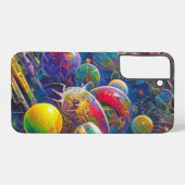 Space Race Samsung S22 Plus フォンケース Galaxyケース (裏面横)