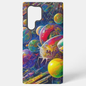 Space Race Samsung S22 Ultra phone case Galaxyケース (裏面)