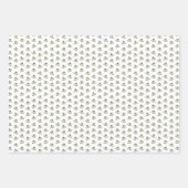 Space Rocket Galaxy Fun Pastel ラッピングペーパーシート (正面3)