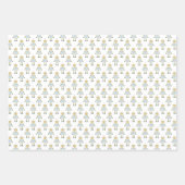 Space Rocket Galaxy Fun Pastel ラッピングペーパーシート (正面)