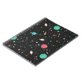 Space Rocket Ships and Planets ノートブック (左側)