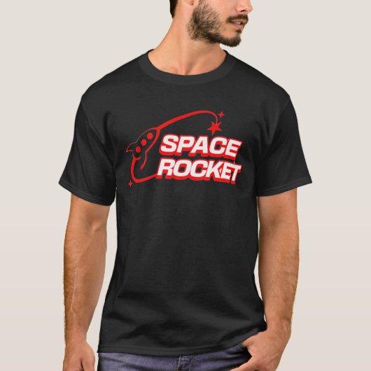 Space Rocket t-shirt Tシャツ (正面)