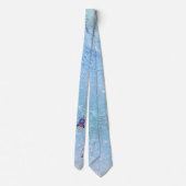 Space Rocket to the Moon with Satellite ネクタイ (裏面)