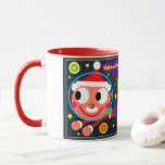 SPACE SANTA マグカップ<br><div class="desc">Greetings to everyone on Earth!
Santa Claus and Rudolph the Red-Nosed Reindeer are busy during the Christmas season.
We are sending you lots of love from space.
Have a wonderful holiday.</div>