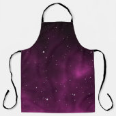 Space scape illustration astronomy graphic design エプロン (正面)