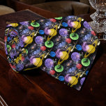 Space Science Custom Necktie ネクタイ<br><div class="desc">This custom necktie is a unique blend of space exploration and scientific curiosity. Perfect for the astronomy enthusiast, science teacher, or anyone who loves the mysteries of the cosmos and the wonders of scientific discovery. The intricate design features elements of space science, making it a stylish and conversation-starting accessory.</div>