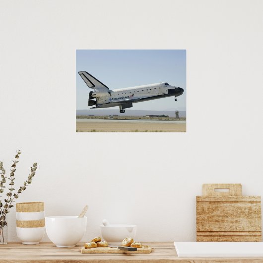 Space Shuttle Atlantis ポスター (キッチン)