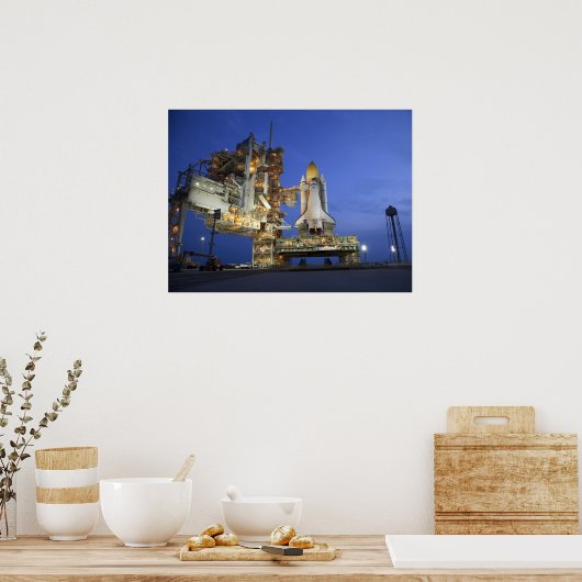 Space Shuttle Atlantis ポスター (キッチン)