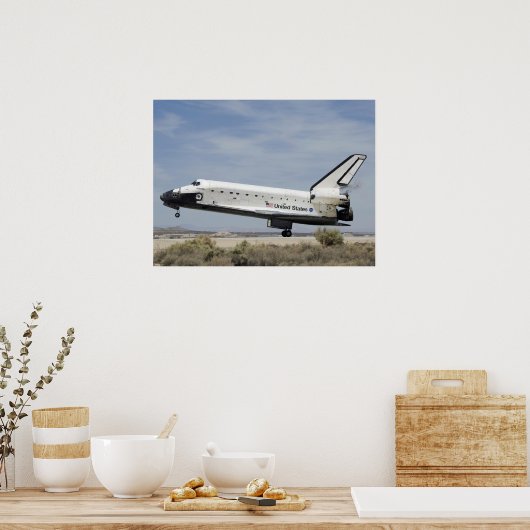 Space Shuttle Atlantis (STS-117) ポスター (キッチン)