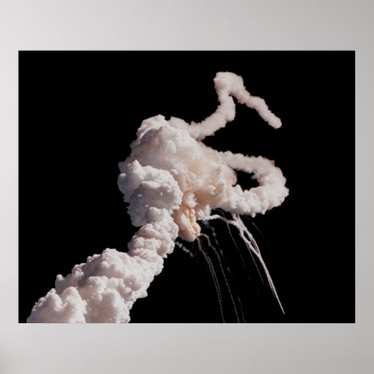 Space Shuttle Challenger Disaster ポスター (正面)