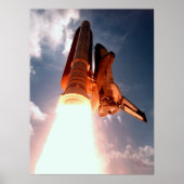 Space Shuttle Columbia Blasts Off ポスター (正面)