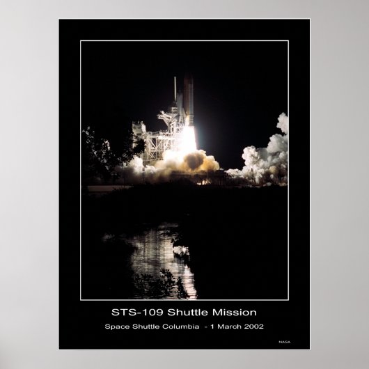 Space Shuttle Columbia Lift-off – March 1, 2002 ポスター (正面)