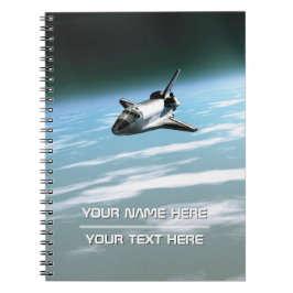 Space shuttle. Customizable ノートブック