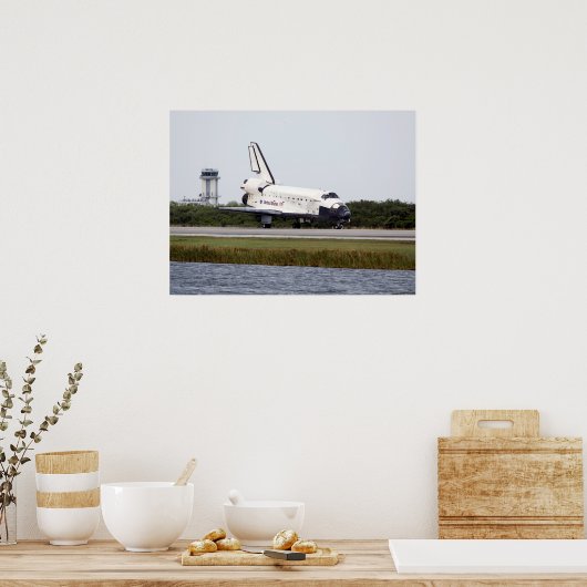 Space Shuttle Discovery (STS-119) ポスター (キッチン)