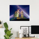 Space Shuttle Mission STS-1 Launch Pad A ポスター (ホームオフィス)
