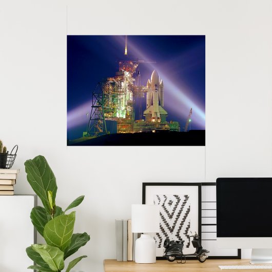 Space Shuttle Mission STS-1 Launch Pad A ポスター (ホームオフィス)