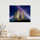 Space Shuttle Mission STS-1 Launch Pad A ポスター (キッチン)