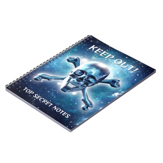 Space skull. Customized ノートブック (左側)