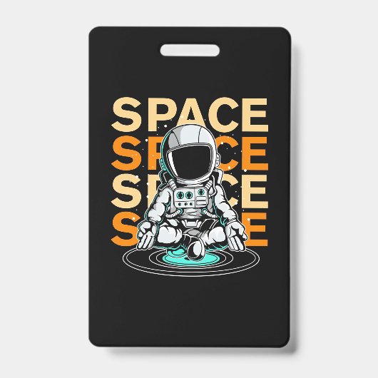 Space Space Astronaut バッジ (正面)