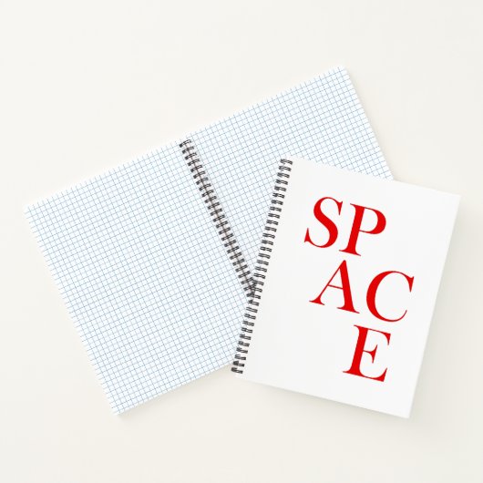 Space Spiral Notebook  ノートブック (内部)