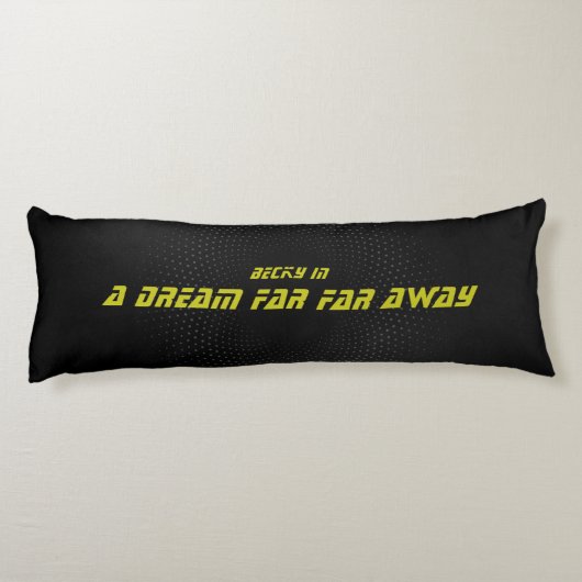 Space time, Pink and Yellow script ボディピロー (裏面)