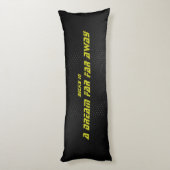 Space time, Pink and Yellow script ボディピロー (裏面 (縦))