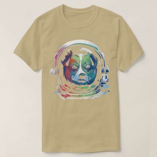 Space Travel Astronaut Corgi Dog In Space1256 Tシャツ (デザイン正面)