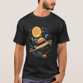 Space UFO Alien Spaceship Astronomy Extraterrestri Tシャツ (正面)