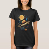 Space UFO Alien Spaceship Astronomy Extraterrestri Tシャツ (正面)