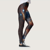 Space Universe Helix Nebula - Power Yoga Leggings レギンス (右)